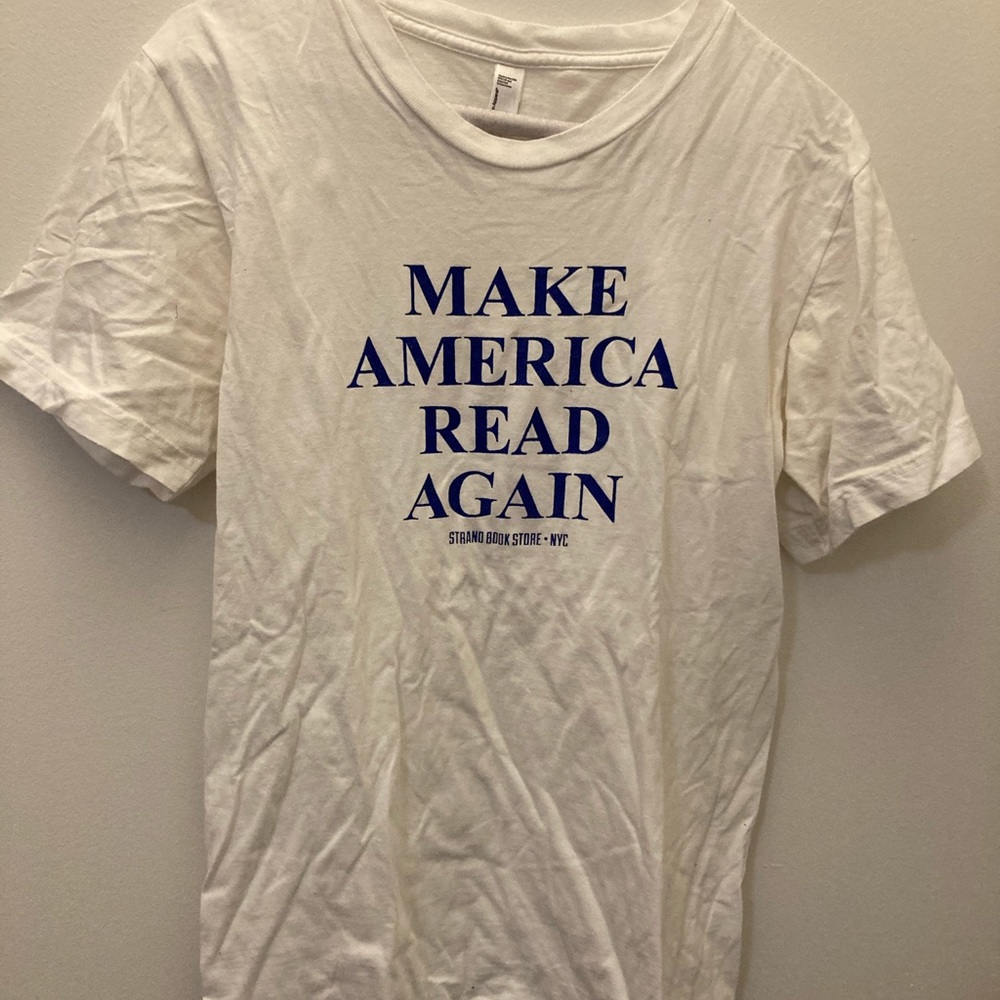 Make America Read Again Book Nerd Shirt Strand Bookstore NYC
